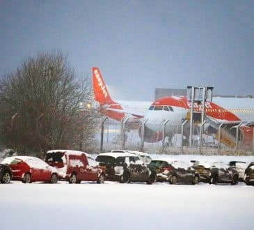 Lotnisko w Liverpoolu zostało zamknięte z powodu zalegającego śniegu