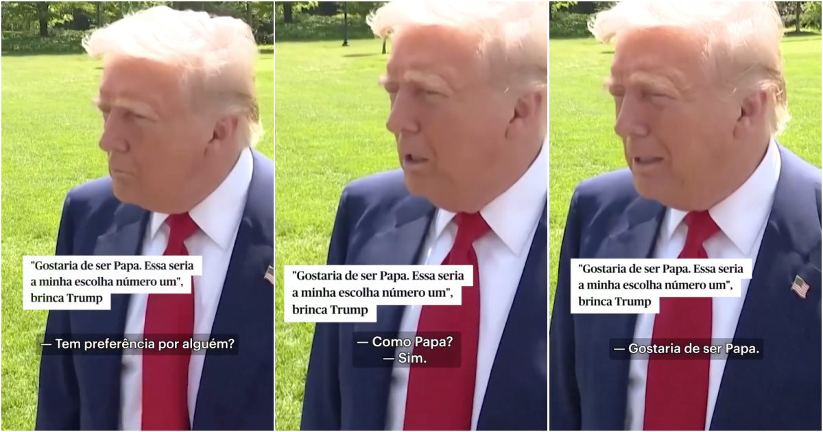 Donald Trump mówi, że chciałby być papieżem