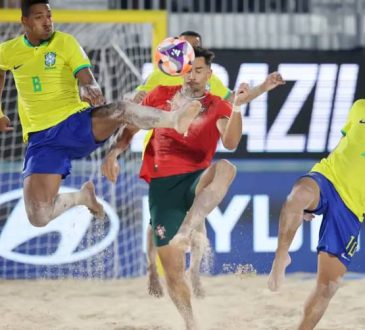 Portugalia przegrywa z Brazylią i ostateczną porażką Pucharu Świata w Football World na plaży