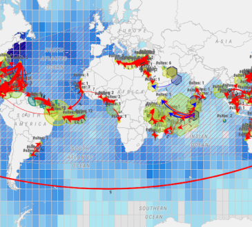 Interaktywna mapa ujawnia niezbędne trasy oceaniczne dla ponad 100 gatunków