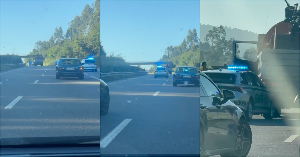 Nowe obrazy ujawniają prześladowania w A3 i kolizję między skradzioną ciężarówką, pojazdem GNR i karetką